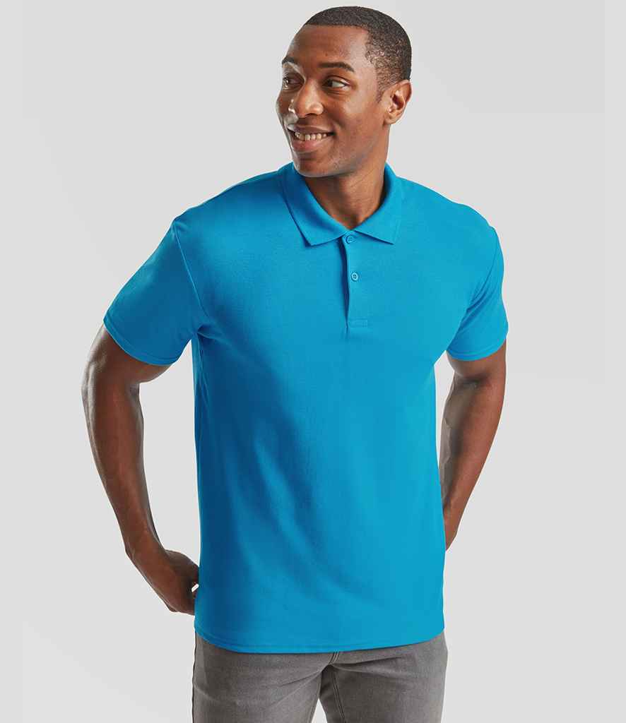 Fruit of the Loom Fruit of the Loom Original Piqué Polo Shirt Azure