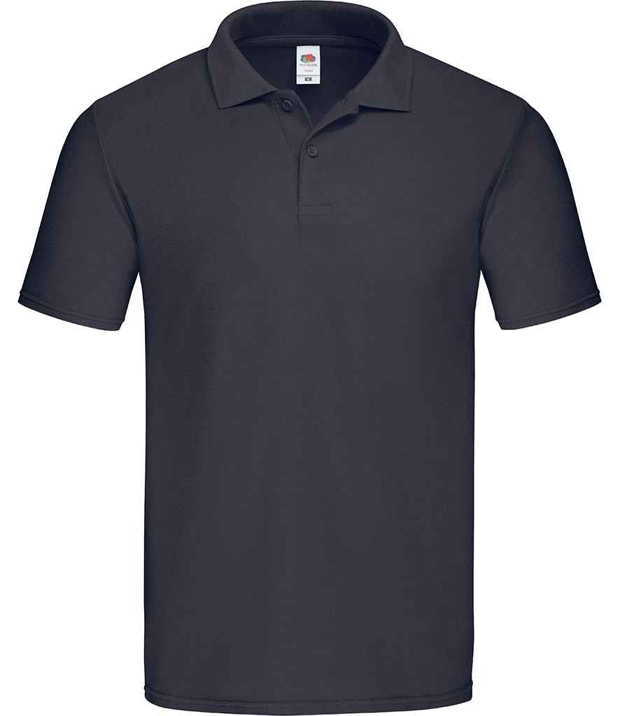 Fruit of the Loom Original Piqué Polo Shirt in Deep Navy