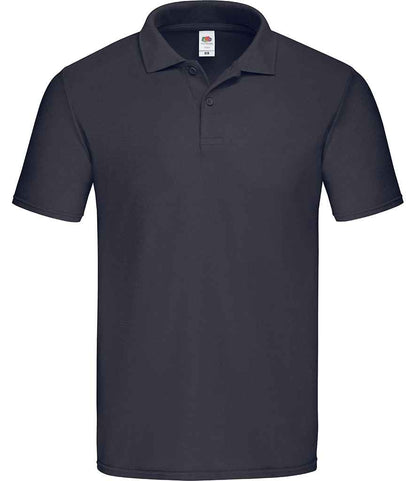 Fruit of the Loom Original Piqué Polo Shirt in Deep Navy