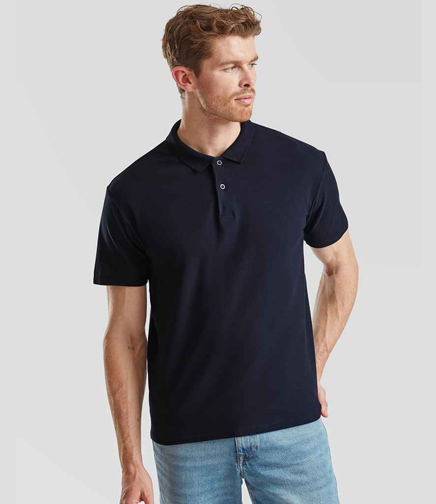 Fruit of the Loom Fruit of the Loom Original Piqué Polo Shirt Deep Navy