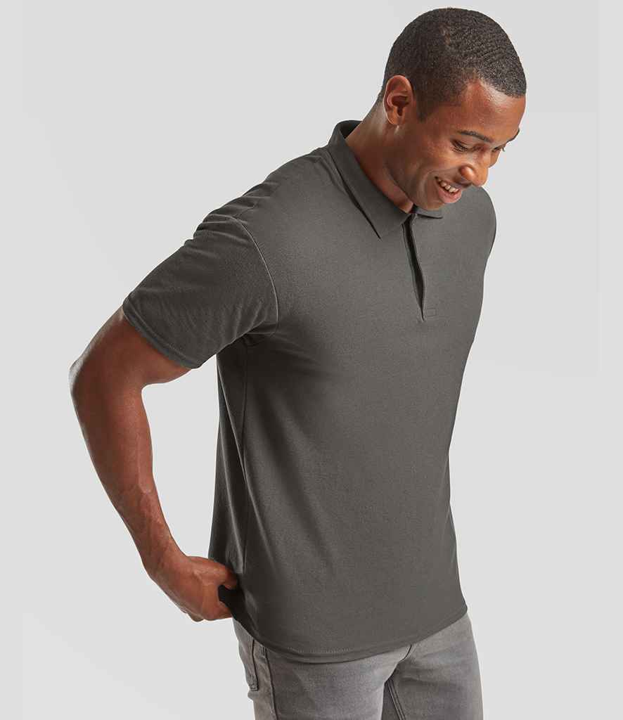Fruit of the Loom Fruit of the Loom Original Piqué Polo Shirt Light Graphite