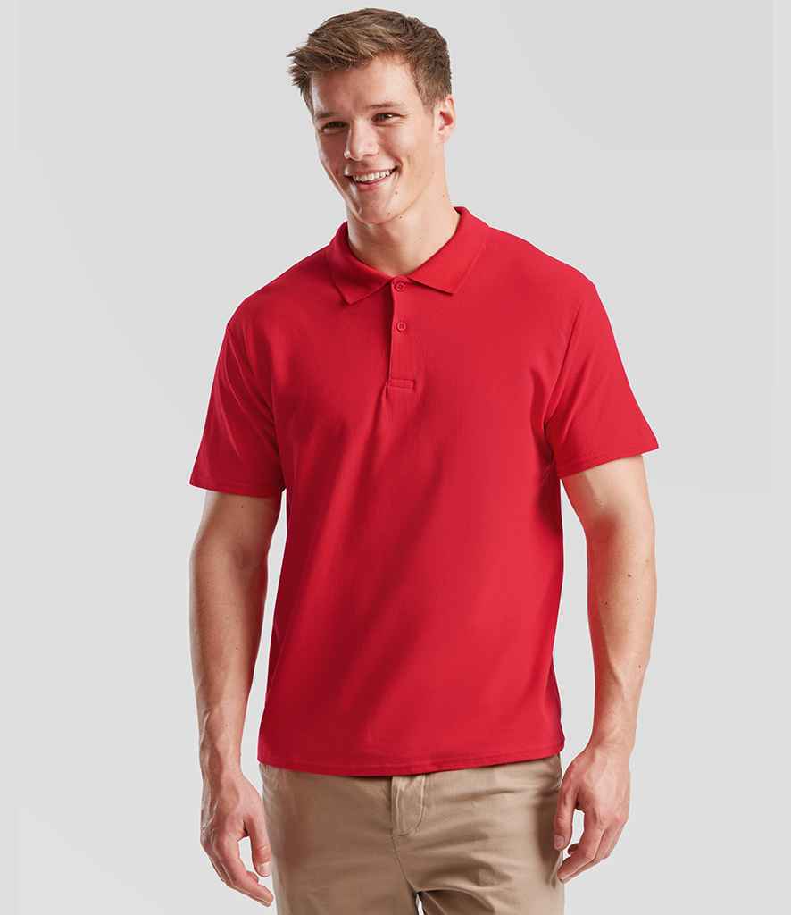 Fruit of the Loom Fruit of the Loom Original Piqué Polo Shirt Red