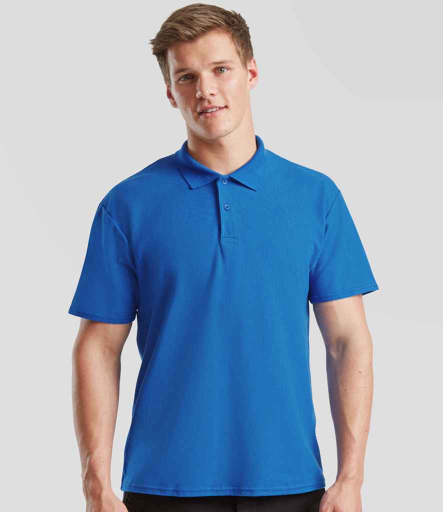 Fruit of the Loom Fruit of the Loom Original Piqué Polo Shirt Royal Blue