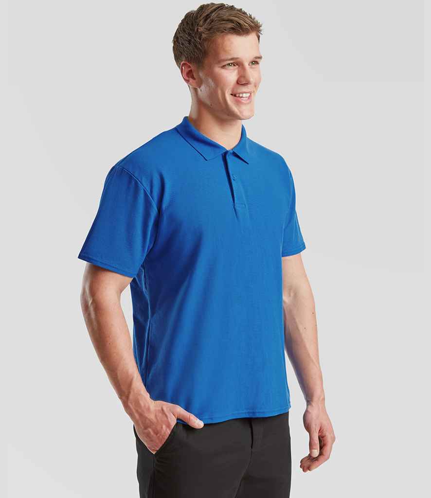 Fruit of the Loom Fruit of the Loom Original Piqué Polo Shirt Royal Blue
