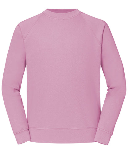 Fruit of the Loom Classic 80/20 raglan sweatshirt Light Pink