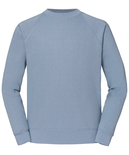Fruit of the Loom Classic 80/20 raglan sweatshirt Mineral Blue