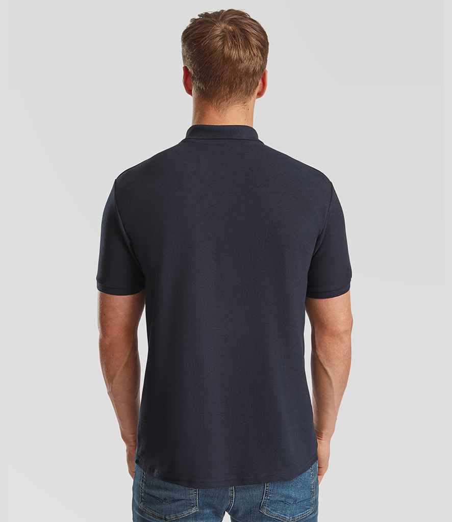 Fruit of the Loom Fruit of the Loom Heavy Poly/Cotton Piqué Polo Shirt Deep Navy