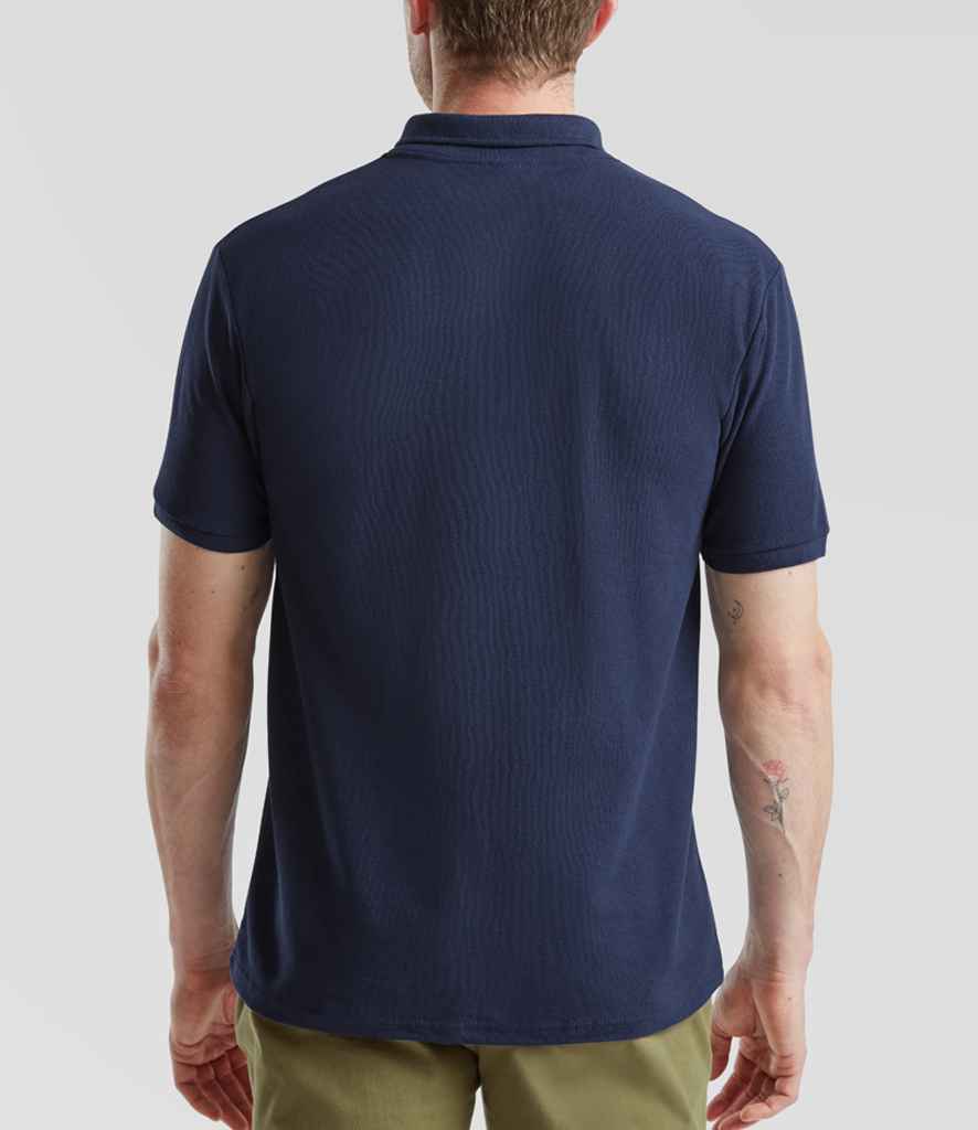 Fruit of the Loom Fruit of the Loom Heavy Poly/Cotton Piqué Polo Shirt Navy