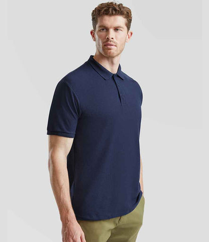 Fruit of the Loom Fruit of the Loom Heavy Poly/Cotton Piqué Polo Shirt Navy