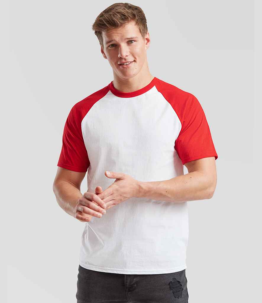 Fruit of the Loom Fruit of the Loom Contrast Baseball T-Shirt