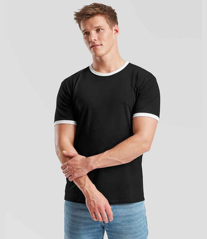 Fruit of the Loom Contrast Ringer T-Shirt
