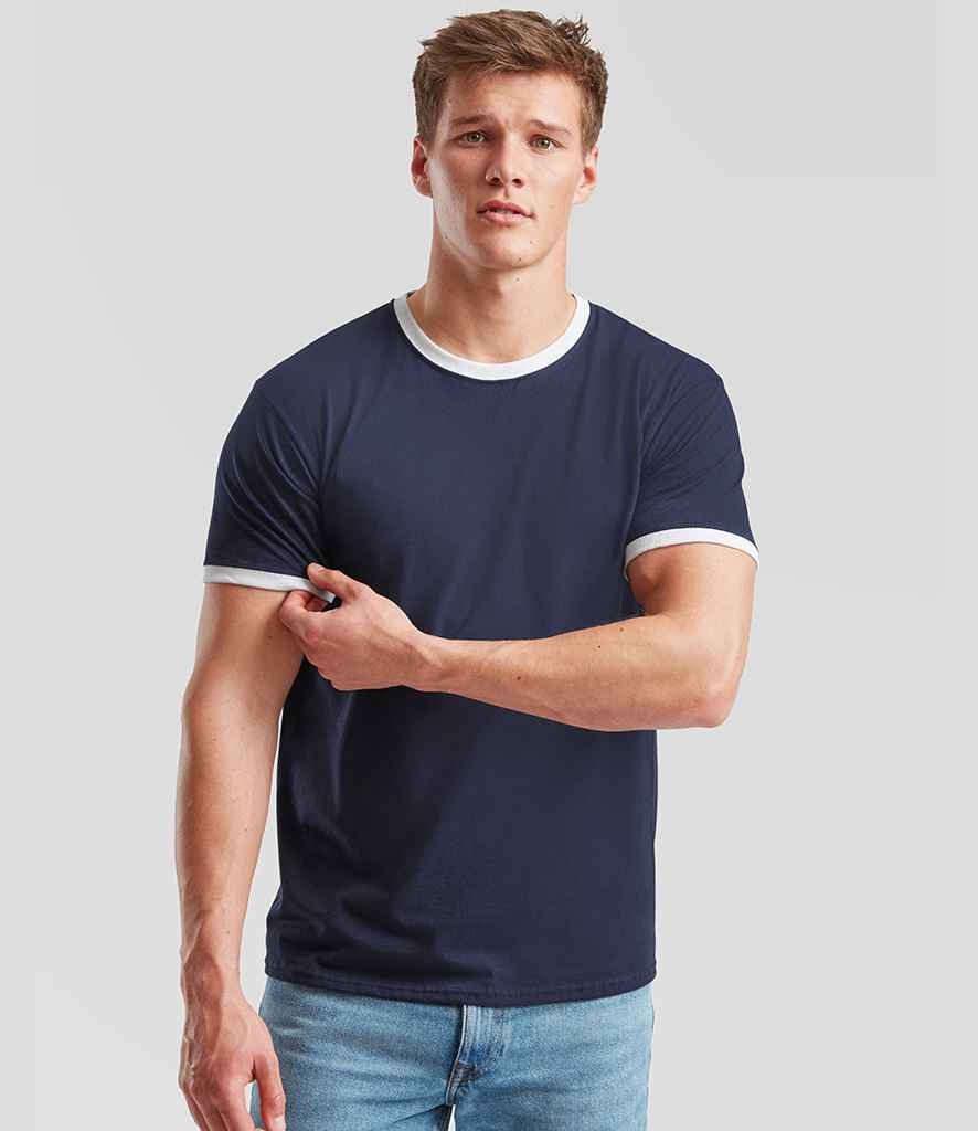 Fruit of the Loom Contrast Ringer T-Shirt