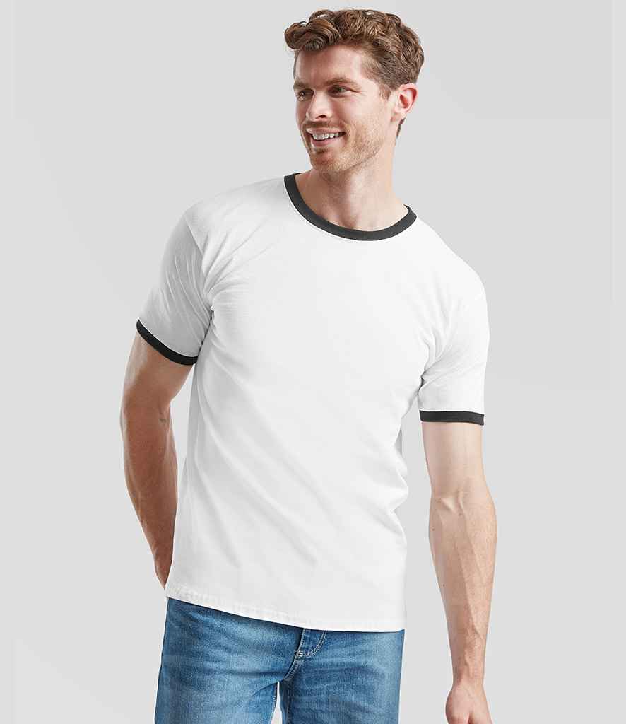 Fruit of the Loom Contrast Ringer T-Shirt