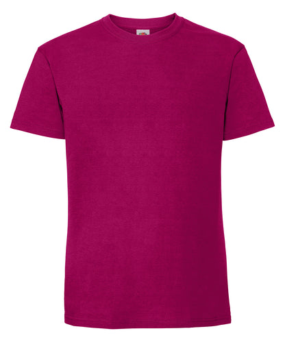 Fruit of the Loom Iconic 195 ringspun premium T Cranberry