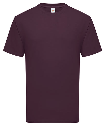 Fruit of the Loom Iconic 195 ringspun premium T Dark Plum