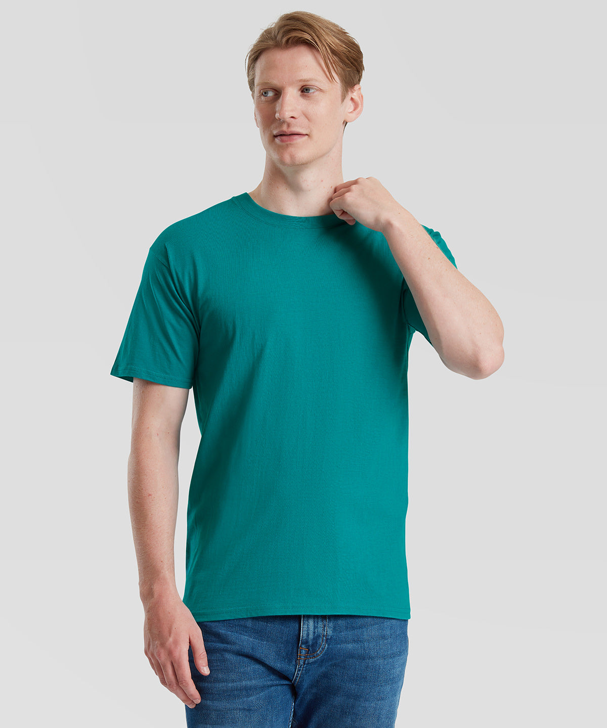 Fruit of the Loom Iconic 195 ringspun premium T Azure Blue