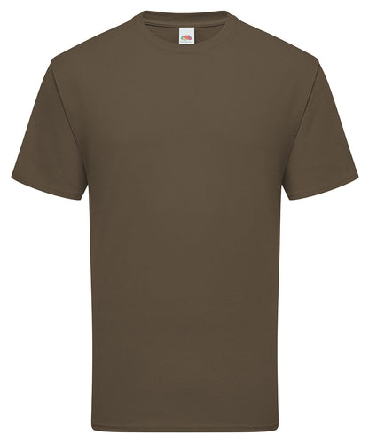 Fruit of the Loom Iconic 195 ringspun premium T Truffle