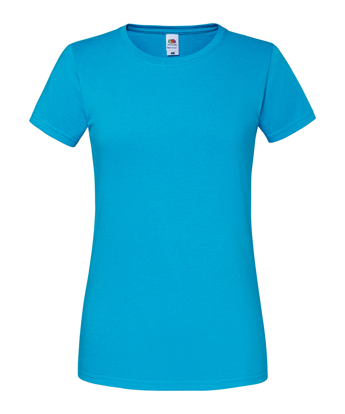 Fruit of the Loom Women's Iconic 195 ringspun premium t-shirt Azure Blue