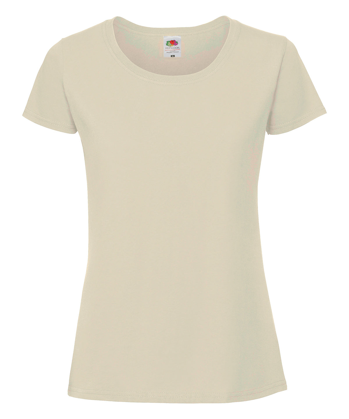 Fruit of the Loom Women's Iconic 195 ringspun premium t-shirt Desert Sand