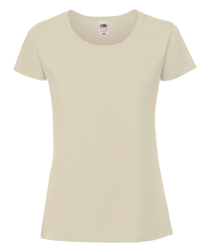 Fruit of the Loom Women's Iconic 195 ringspun premium t-shirt Desert Sand