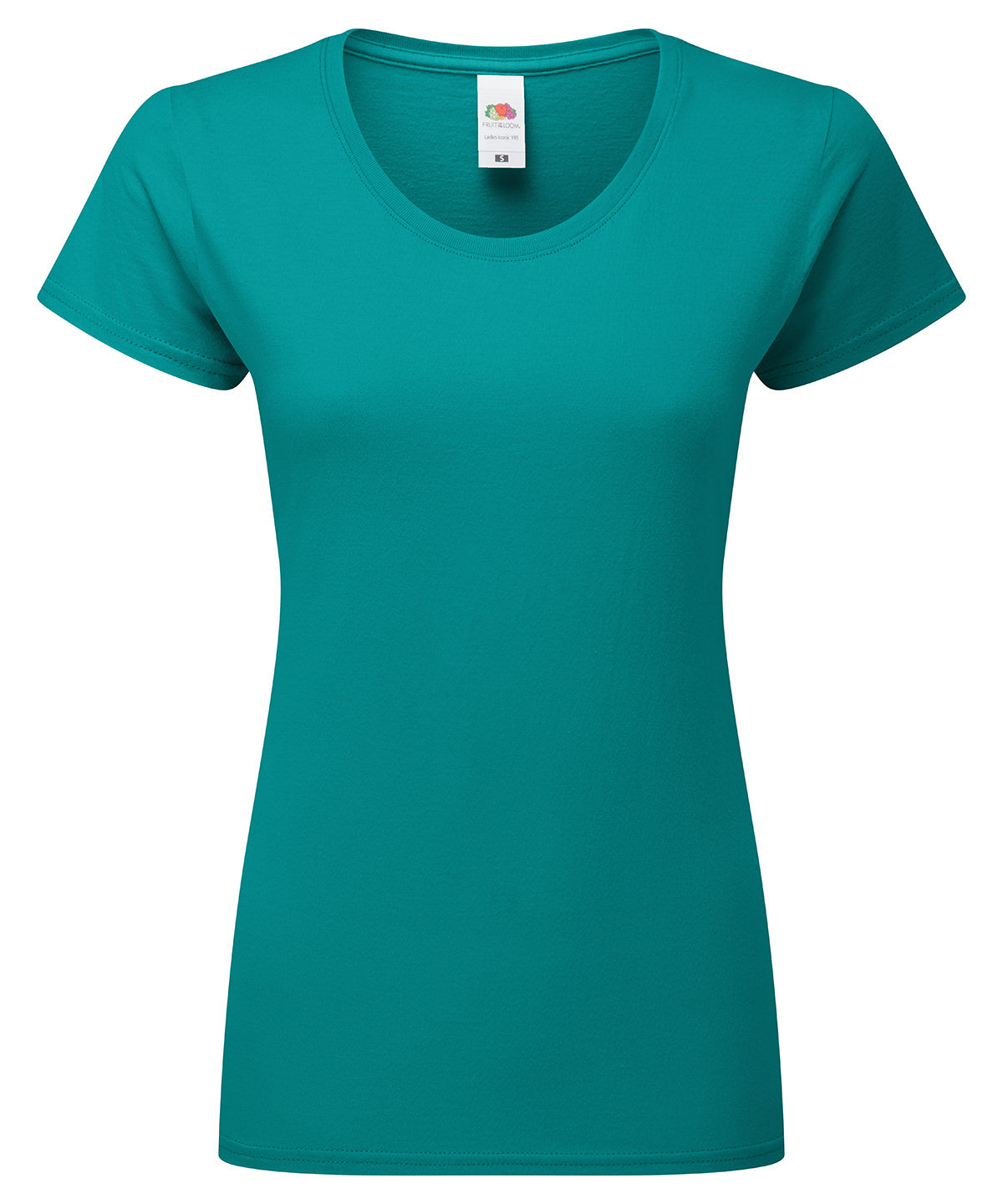 Fruit of the Loom Women's Iconic 195 ringspun premium t-shirt Ocean Teal
