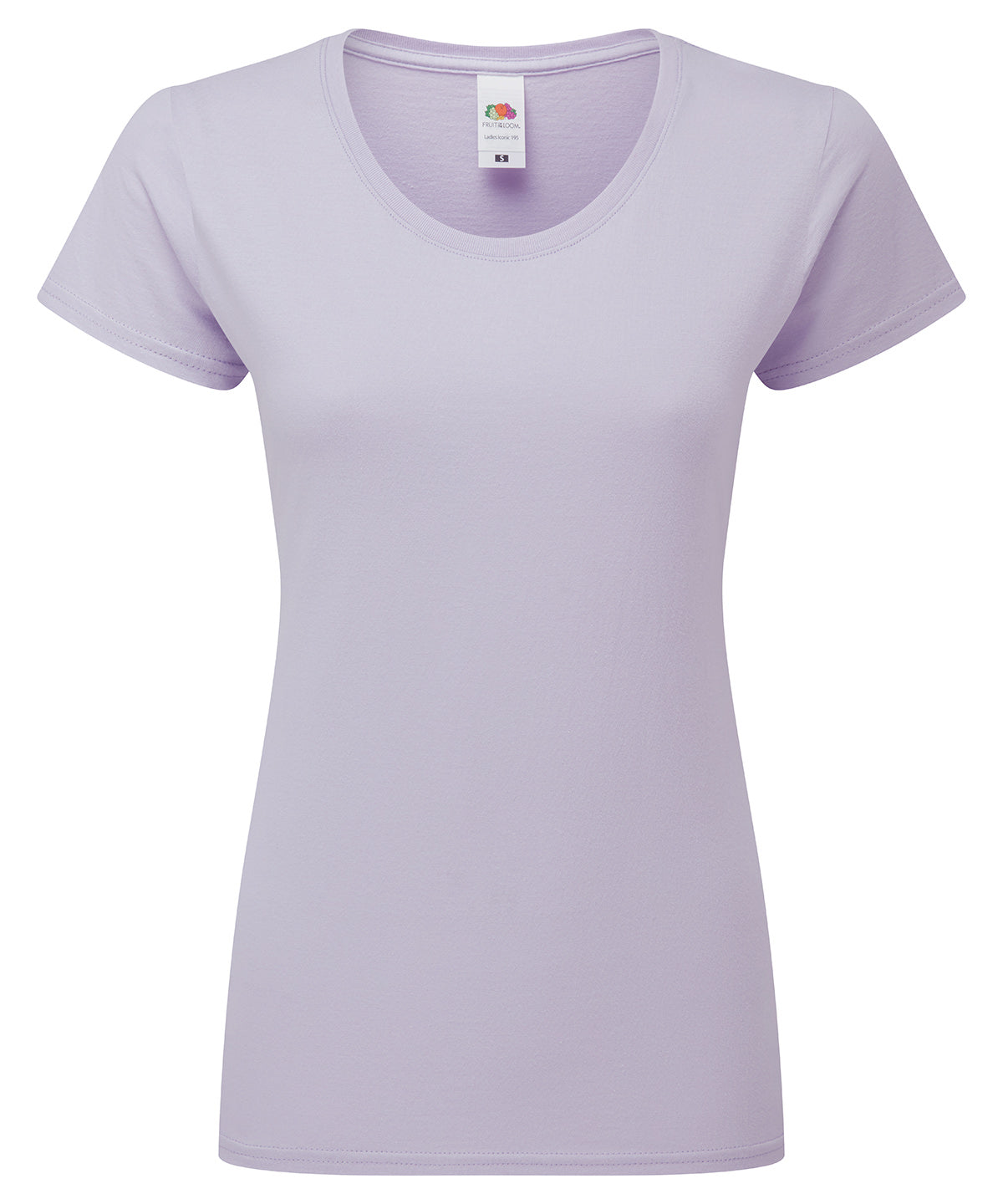 Fruit of the Loom Women's Iconic 195 ringspun premium t-shirt Soft Lavender