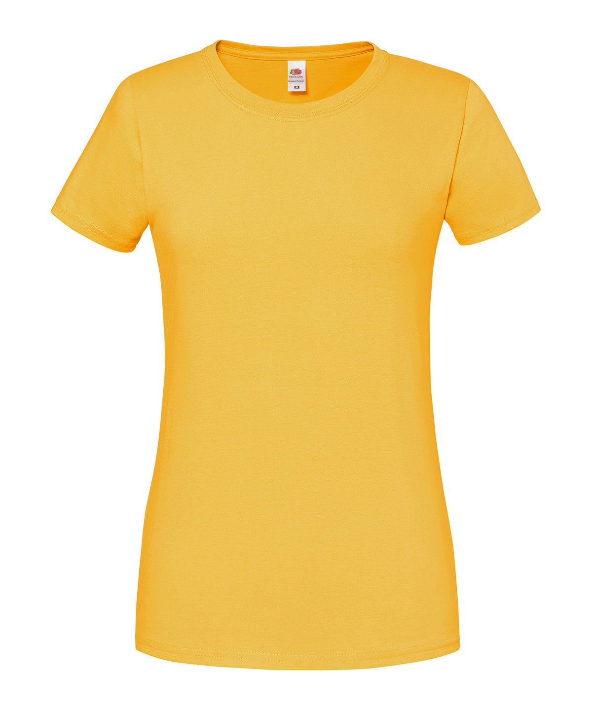 Fruit of the Loom Women's Iconic 195 ringspun premium t-shirt Sunflower