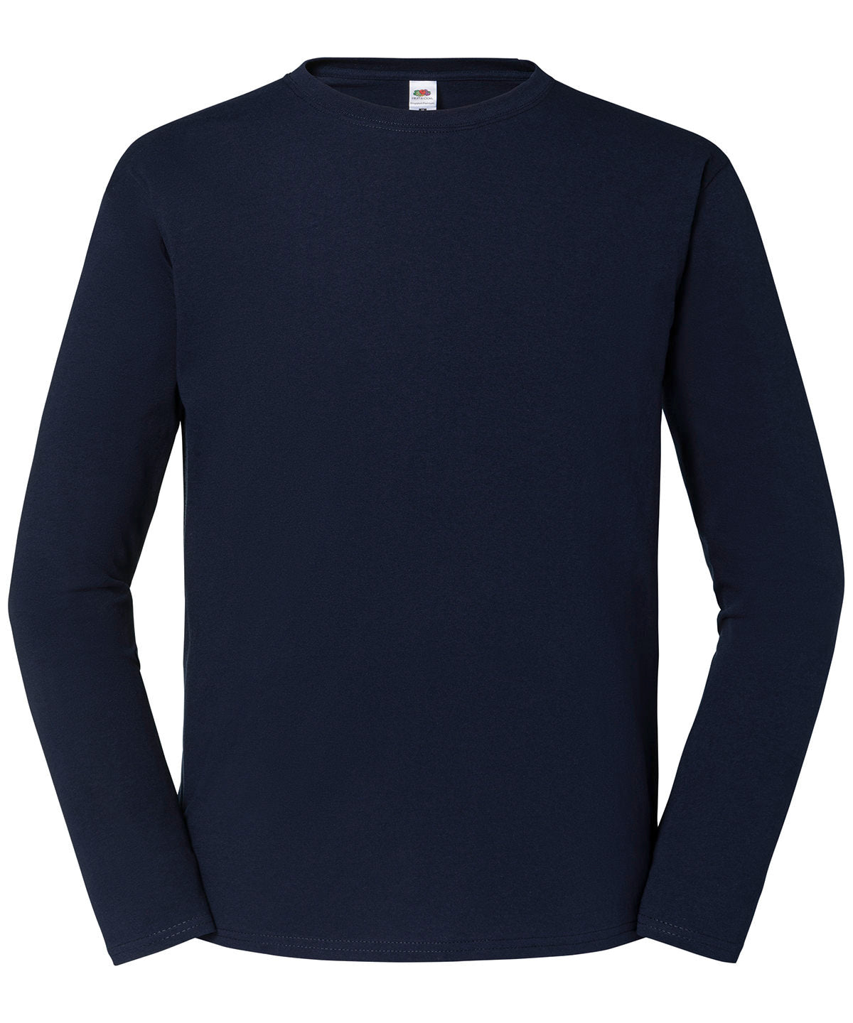 Fruit of the Loom Iconic 195 ringspun premium long sleeve T Deep Navy