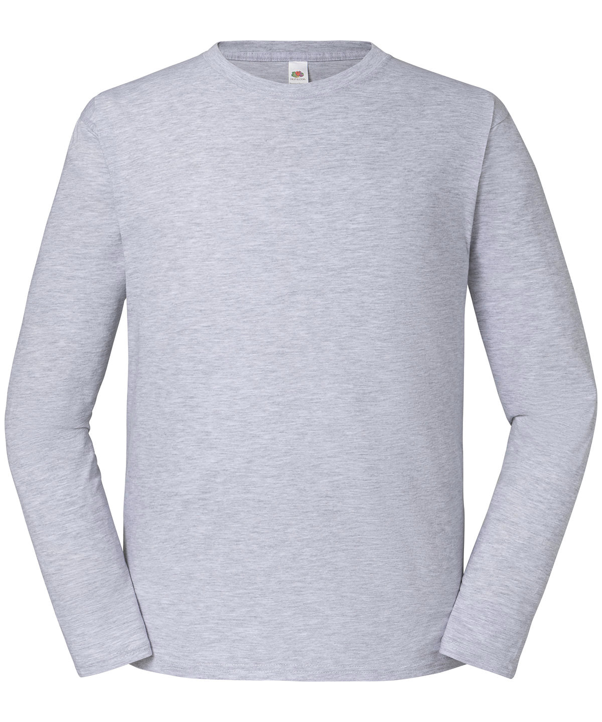 Fruit of the Loom Iconic 195 ringspun premium long sleeve T Heather Grey*