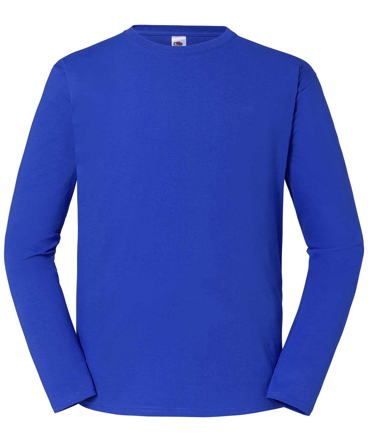 Fruit of the Loom Iconic 195 ringspun premium long sleeve T Royal Blue