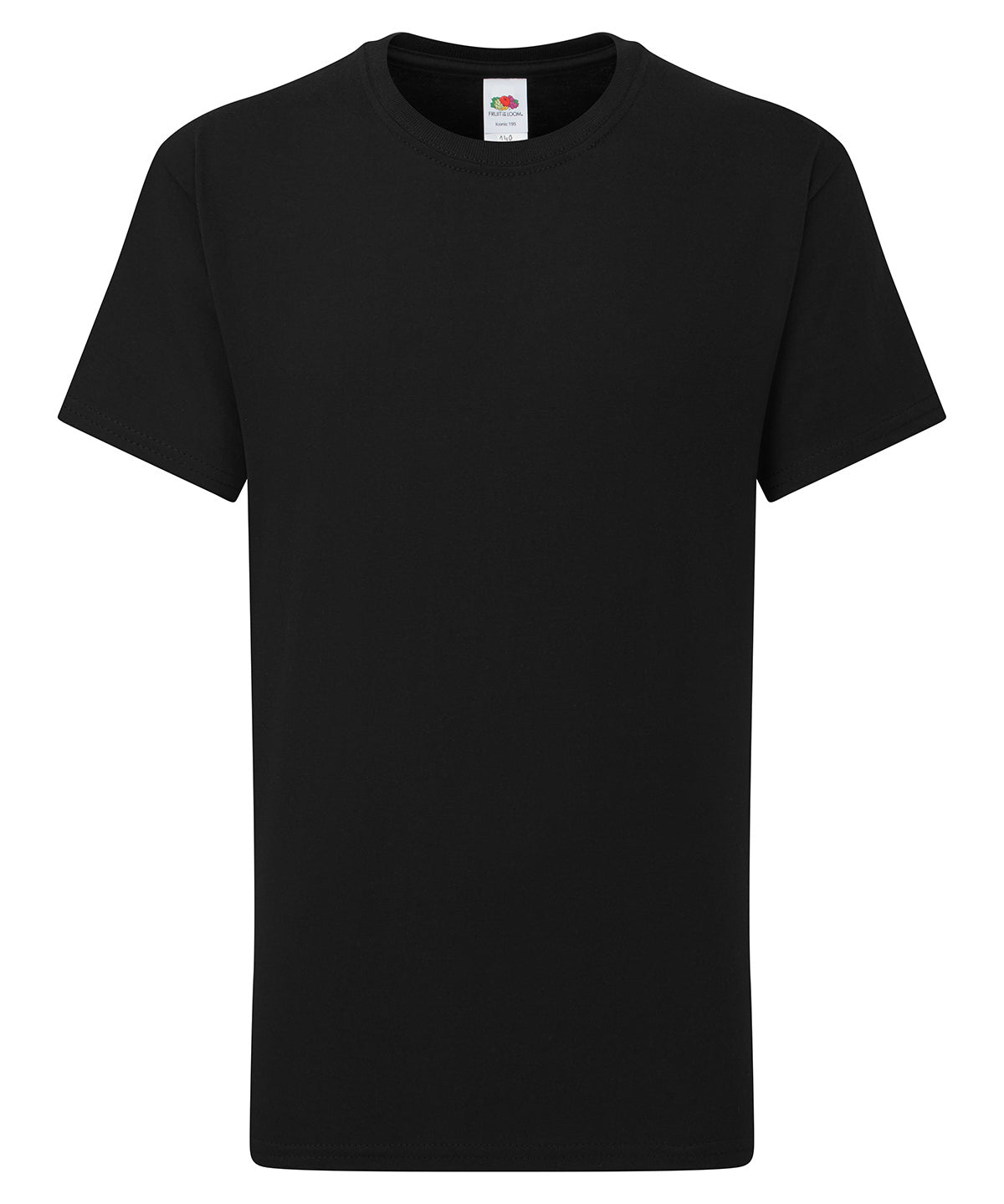 Fruit of the Loom Kids Iconic 195 T Black