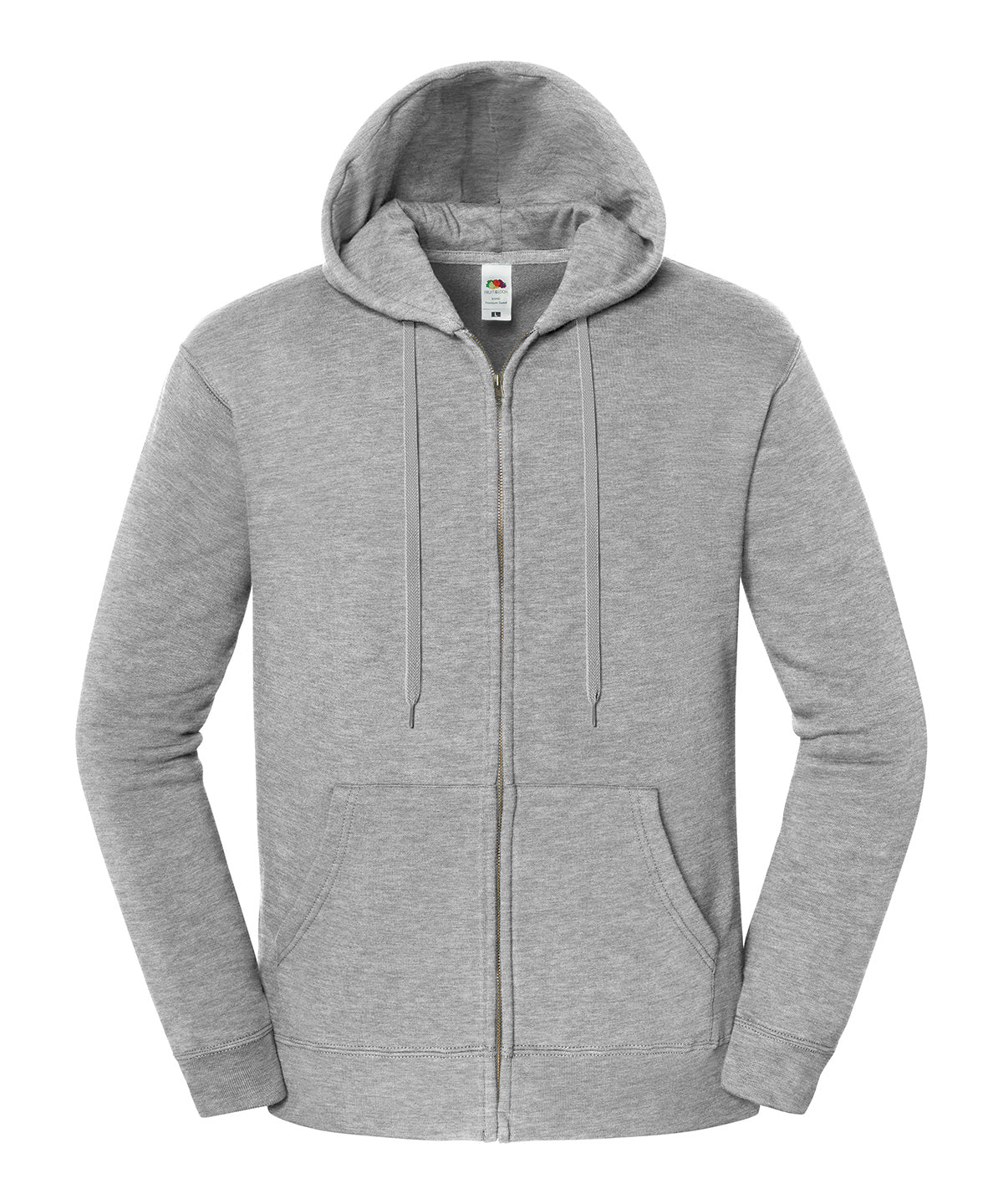 Fruit of the Loom Iconic premium hooded sweat jacket Athletic Heather*