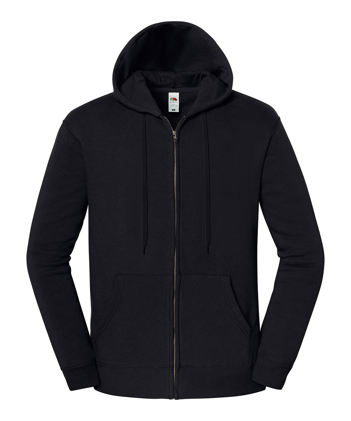 Fruit of the Loom Iconic premium hooded sweat jacket Black*
