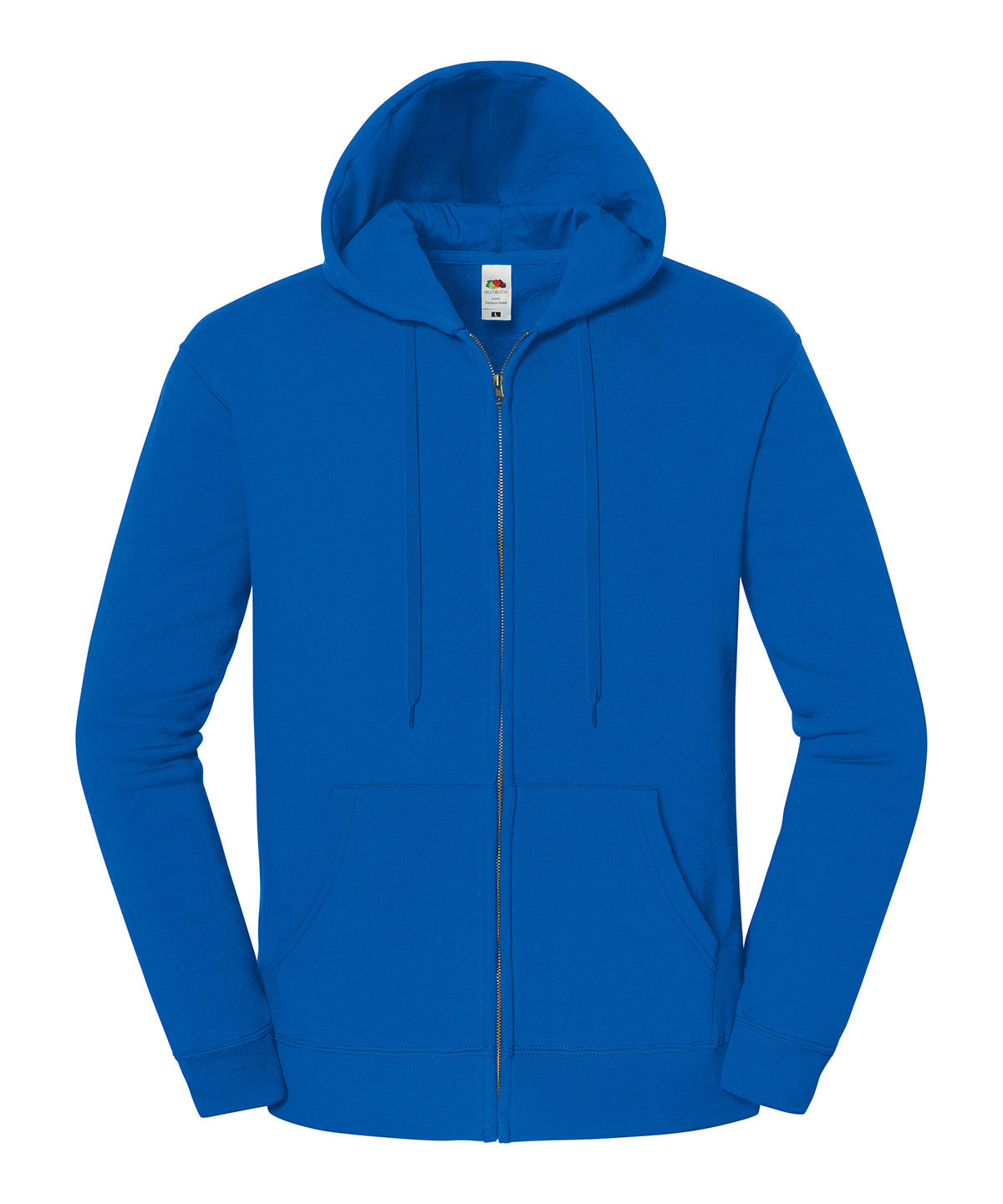 Fruit of the Loom Iconic premium hooded sweat jacket Royal Blue
