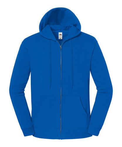 Fruit of the Loom Iconic premium hooded sweat jacket Royal Blue