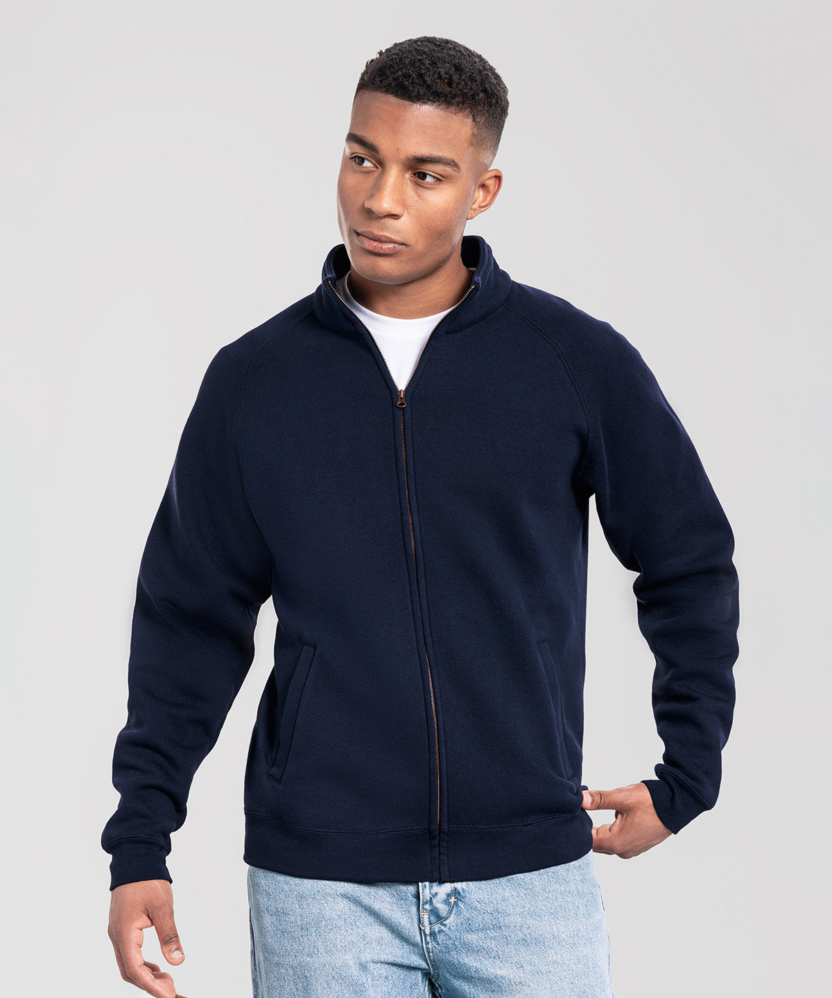 Fruit of the Loom Iconic premium sweat jacket Athletic Heather*