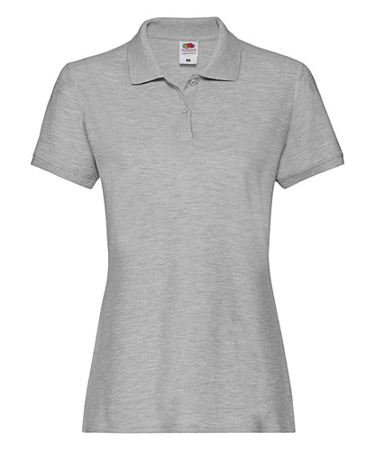 Fruit of the Loom Women's premium polo Athletic Heather