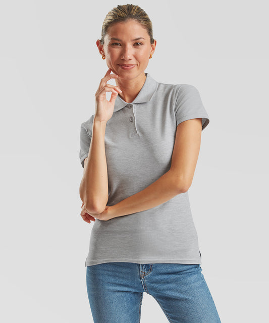 Fruit of the Loom Women's premium polo Athletic Heather