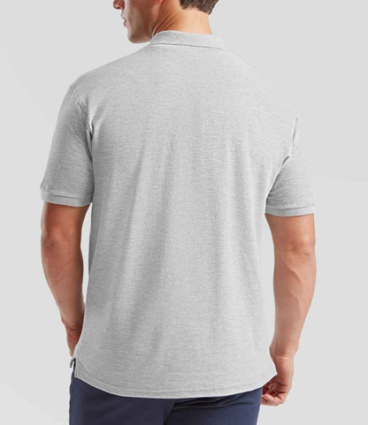 Fruit of the Loom Fruit of the Loom Premium Cotton Piqué Polo Shirt Athletic Heather