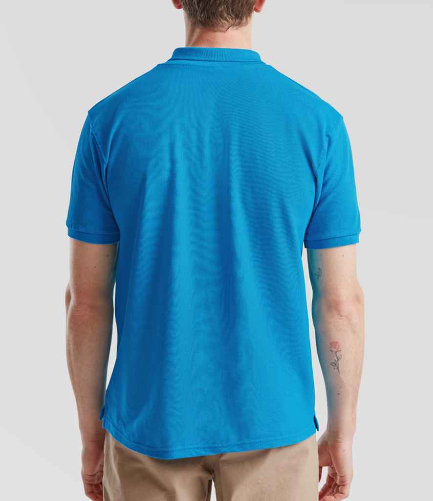 Fruit of the Loom Fruit of the Loom Premium Cotton Piqué Polo Shirt Azure