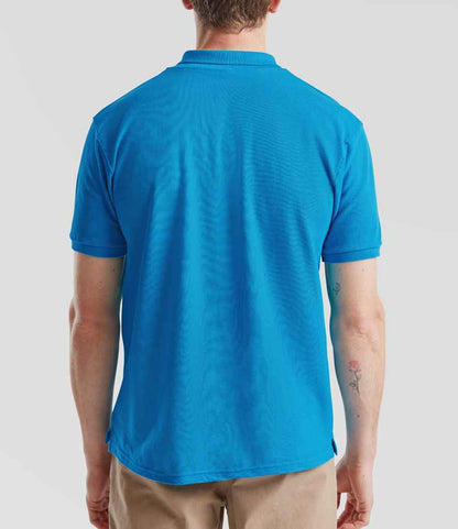 Fruit of the Loom Fruit of the Loom Premium Cotton Piqué Polo Shirt Azure