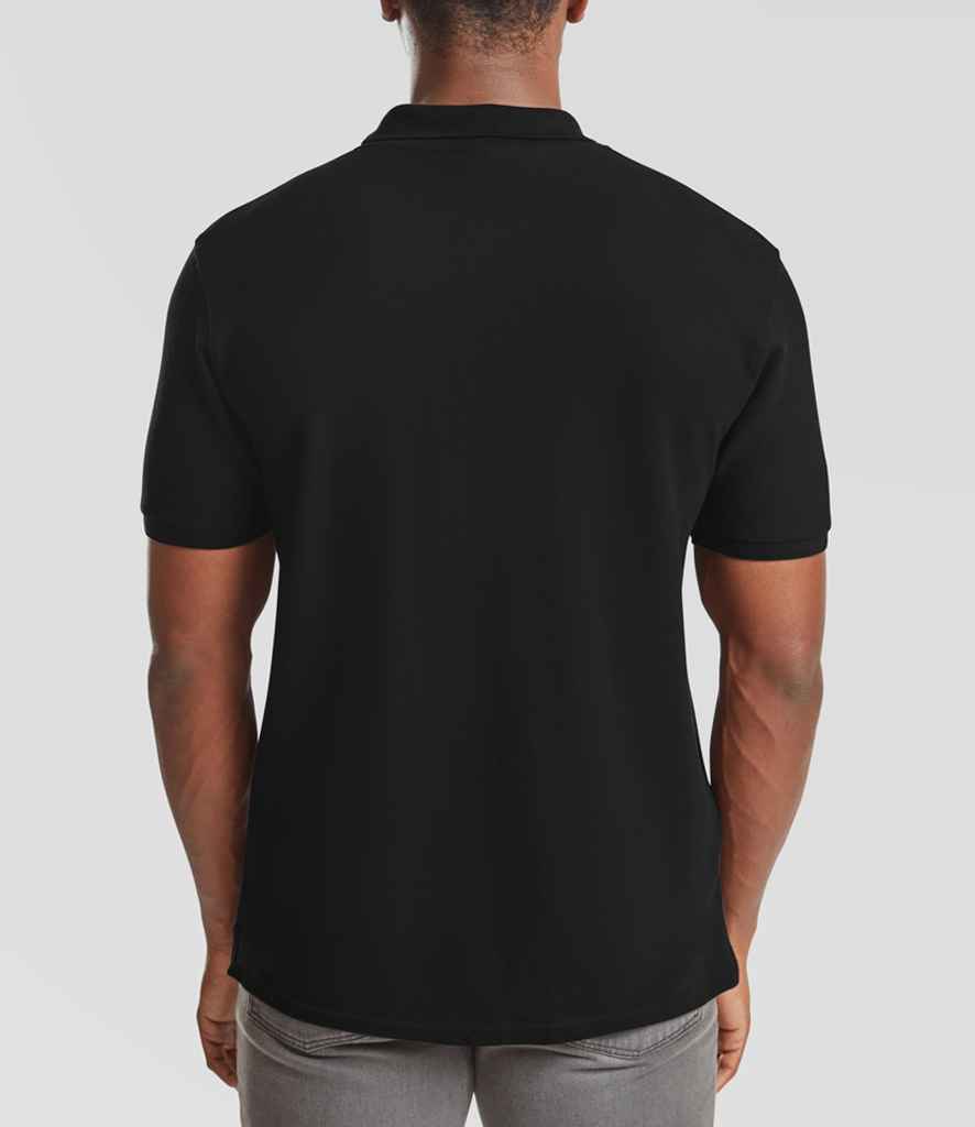 Fruit of the Loom Fruit of the Loom Premium Cotton Piqué Polo Shirt Black