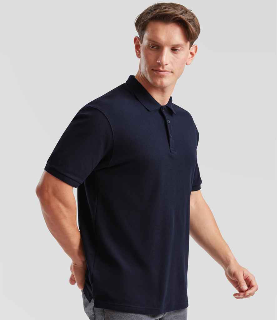 Fruit of the Loom Fruit of the Loom Premium Cotton Piqué Polo Shirt Deep Navy