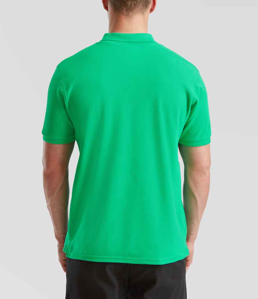 Fruit of the Loom Fruit of the Loom Premium Cotton Piqué Polo Shirt Kelly Green