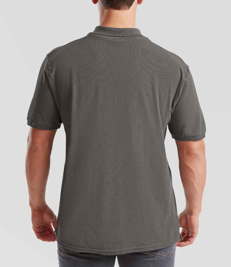 Fruit of the Loom Fruit of the Loom Premium Cotton Piqué Polo Shirt Light Graphite