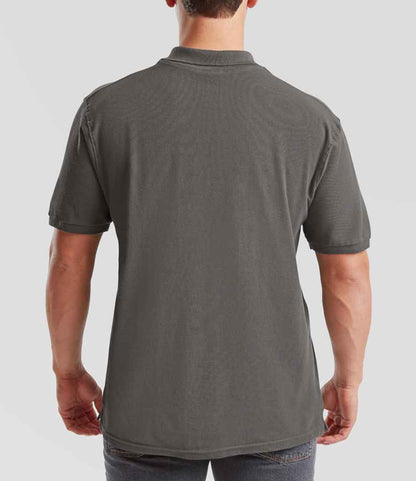 Fruit of the Loom Fruit of the Loom Premium Cotton Piqué Polo Shirt Light Graphite