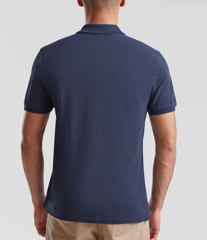 Fruit of the Loom Fruit of the Loom Premium Cotton Piqué Polo Shirt Navy
