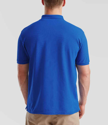 Fruit of the Loom Fruit of the Loom Premium Cotton Piqué Polo Shirt Royal Blue