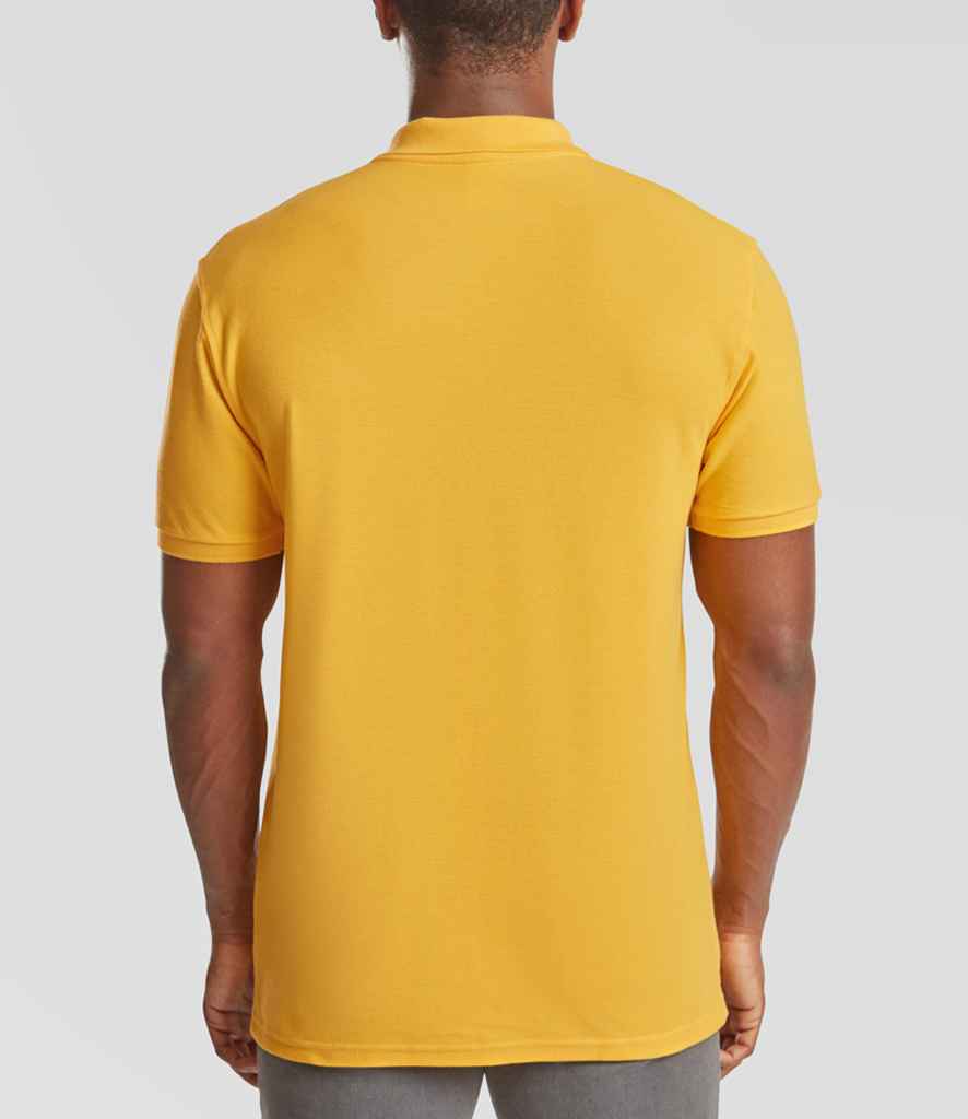 Fruit of the Loom Fruit of the Loom Premium Cotton Piqué Polo Shirt Sunflower