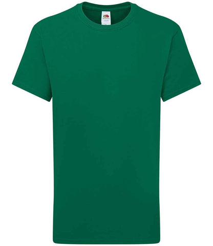Fruit of the Loom Kids Iconic 195 T-Shirt in College Green